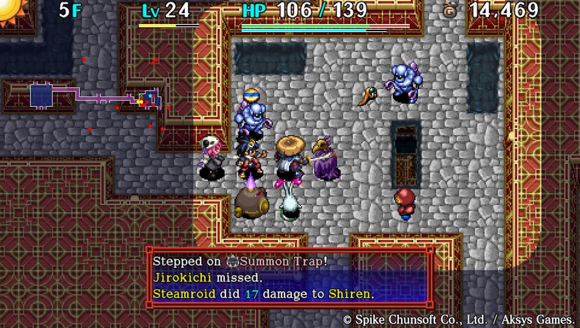 shiren (<em>Shiren the Wanderer: The Tower of Fortune and the Dice of Fate</em>, Aksys Games)