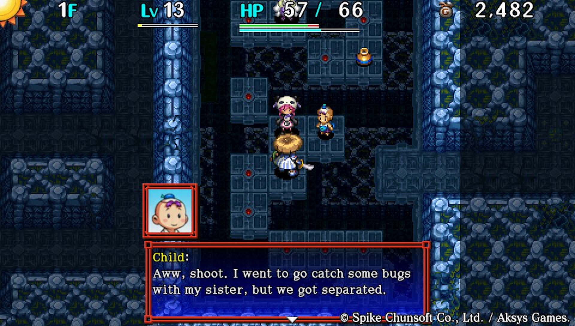 shiren (<em>Shiren the Wanderer: The Tower of Fortune and the Dice of Fate</em>, Aksys Games)