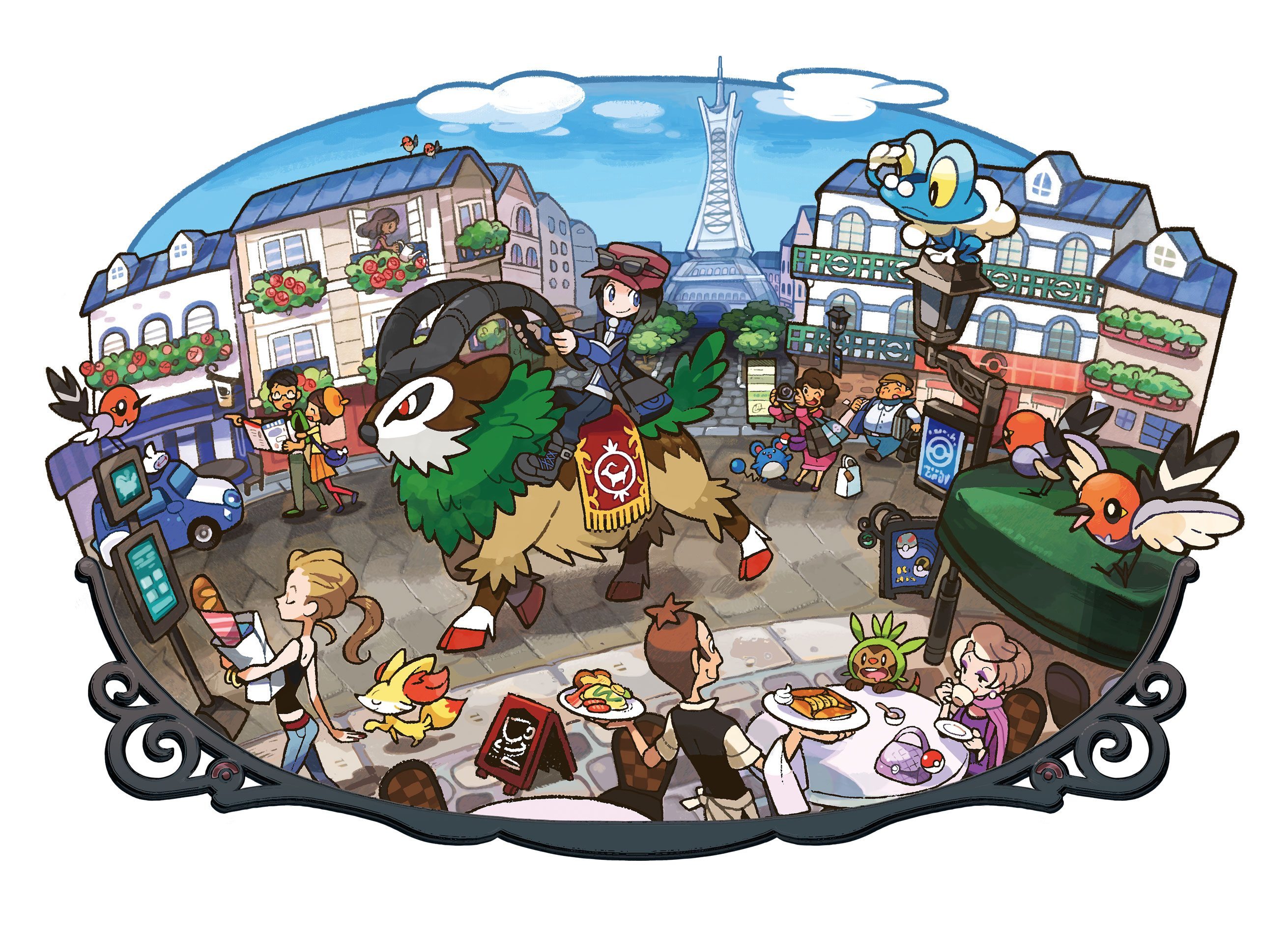 Pokémon X/Y: New Pokémon and the Region of Kalos Revealed, Detailed