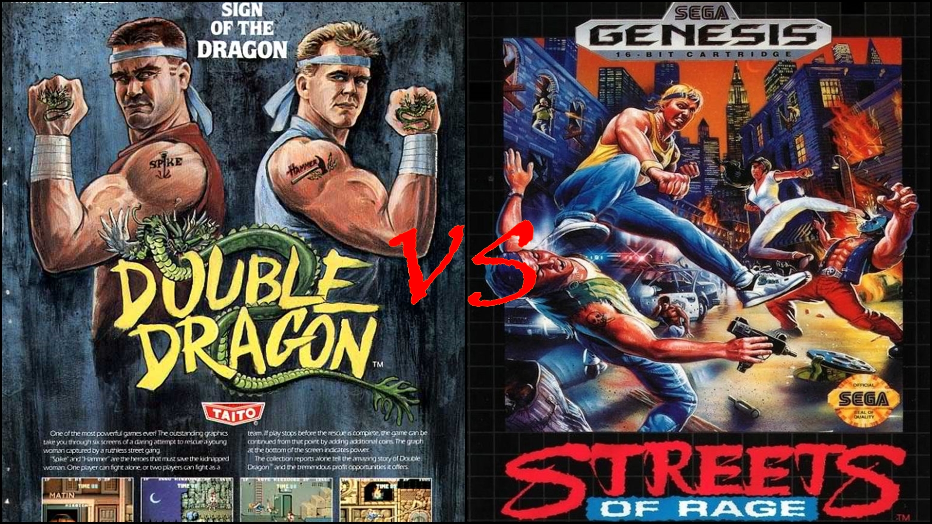 Gaming Classic Clash Streets Of Rage Vs Double Dragon Gaming Classic Clash Streets Of Rage Vs Double Dragon
