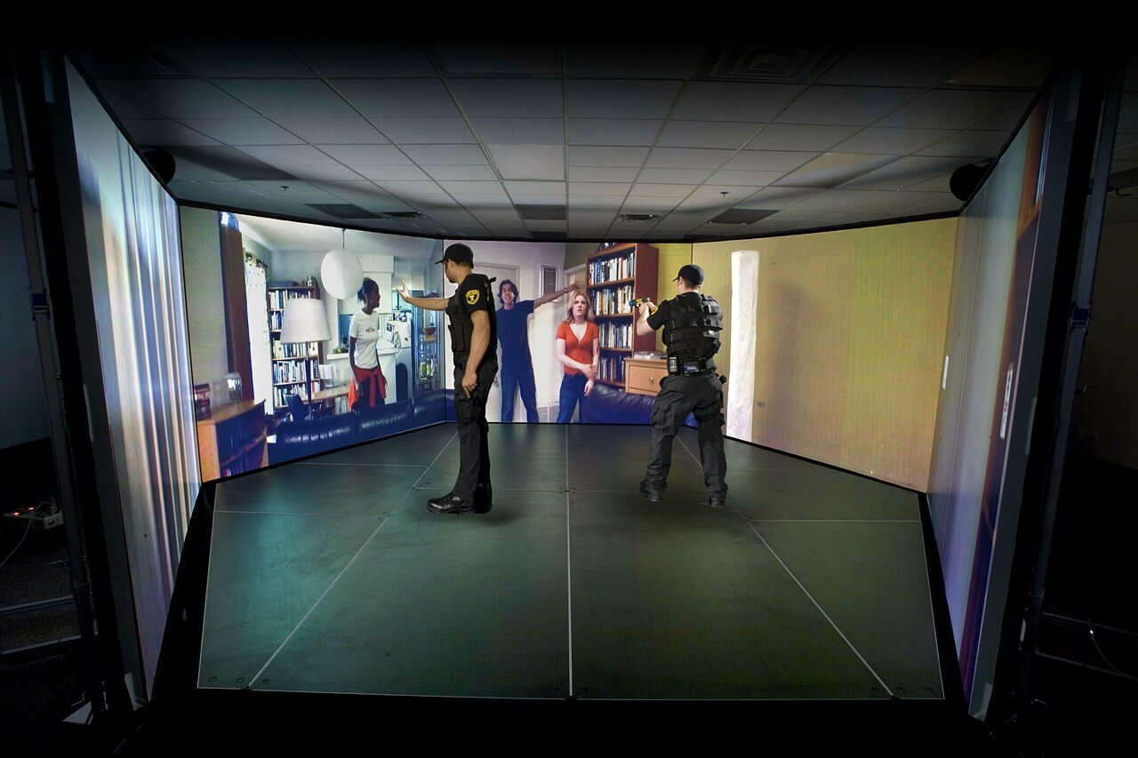 VR police simulators are changing how cops train