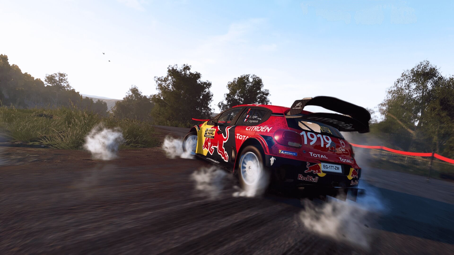 Players are in control when they race through WRC 8.