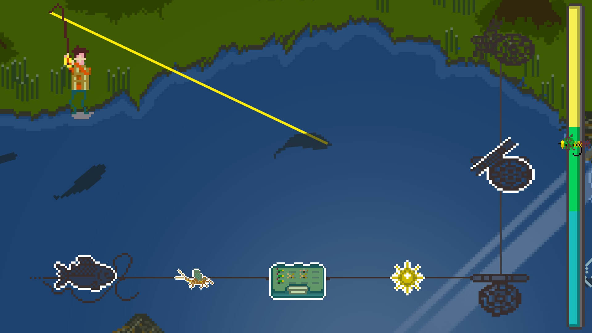 River Legends: A Fly Fishing Adventure lets the player catch fish.