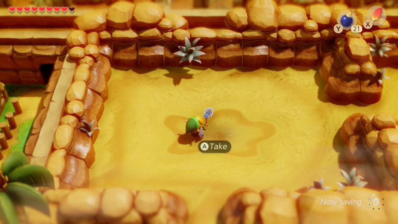 Explore different environments in The Legend of Zelda: Link's Awakening.