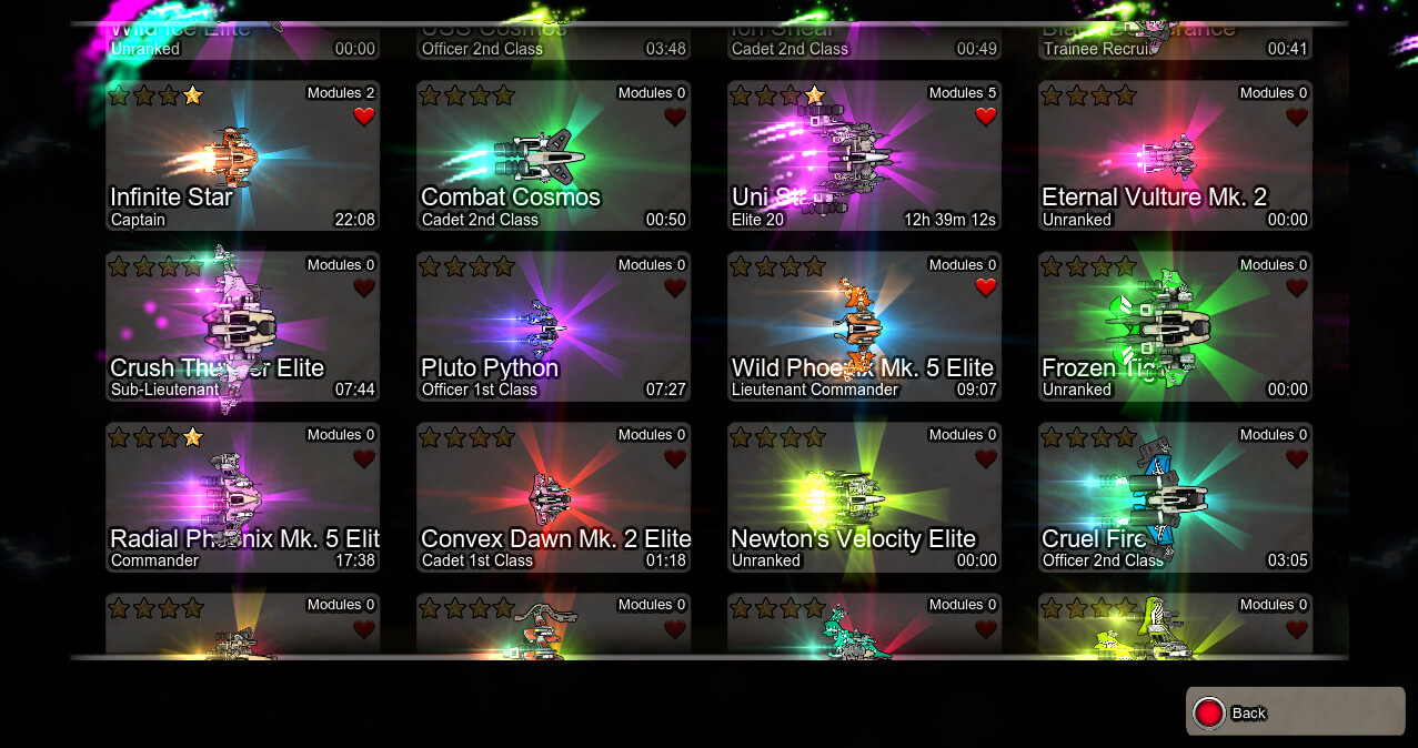 Unlockable ships