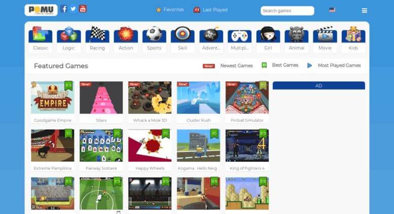 Sites like Pomu are full of HTML5 games