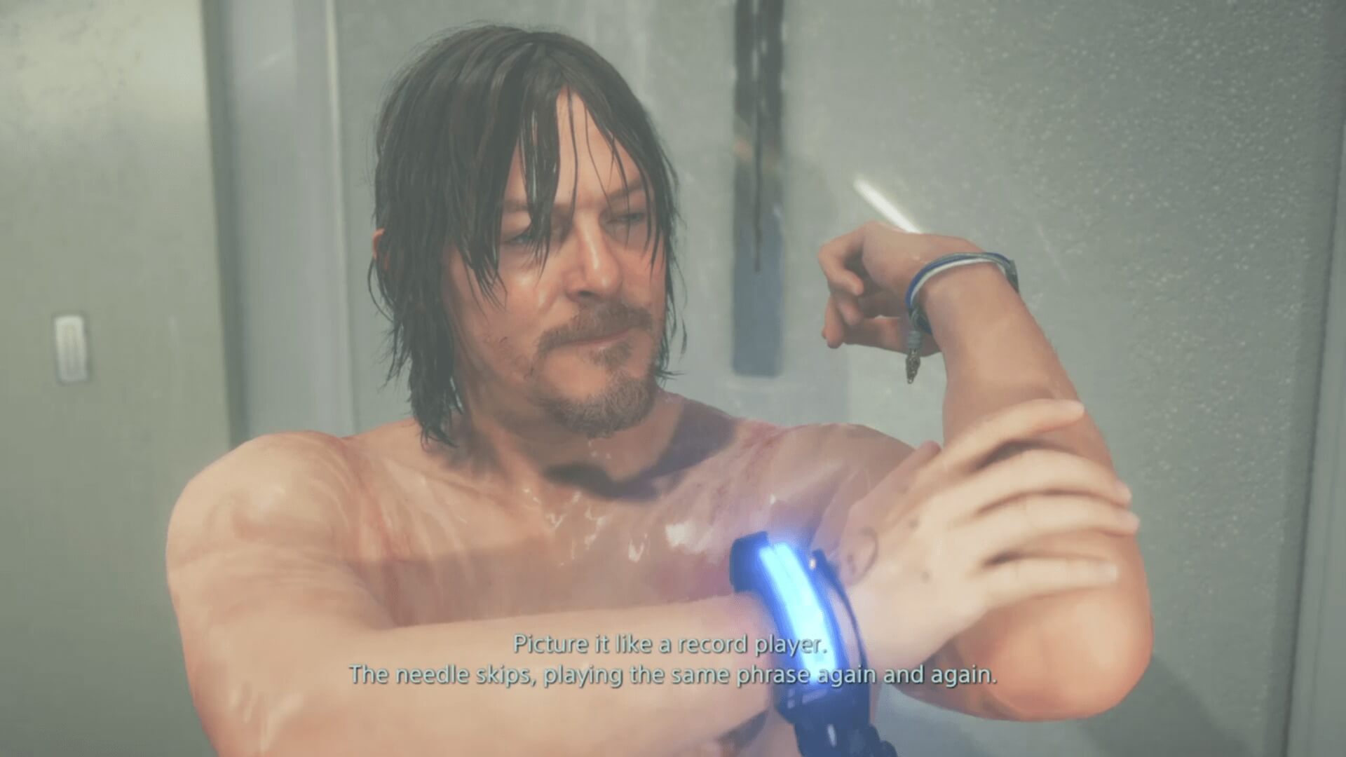 Shower time and story time