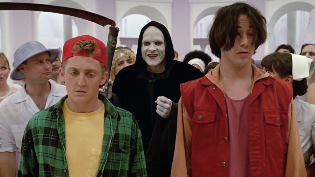 Bill and Ted with the Grim Reaper